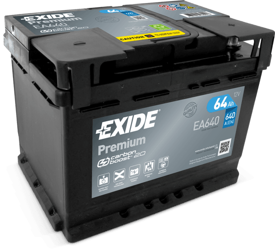 EXIDE Акумулатор premium carbon 64ah 640a