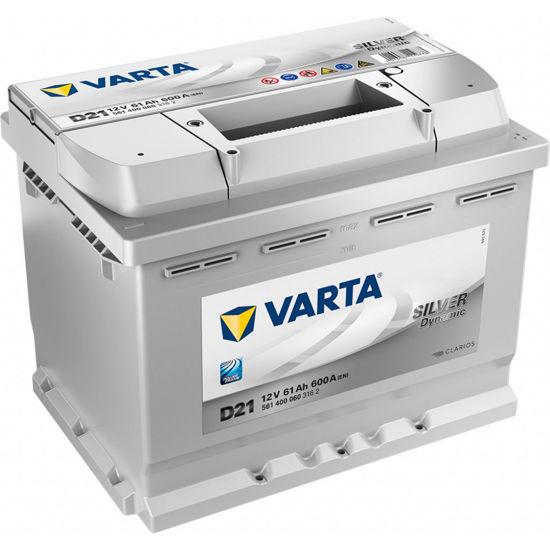 VARTA Акумулатор silver dynamic 61ah 600a