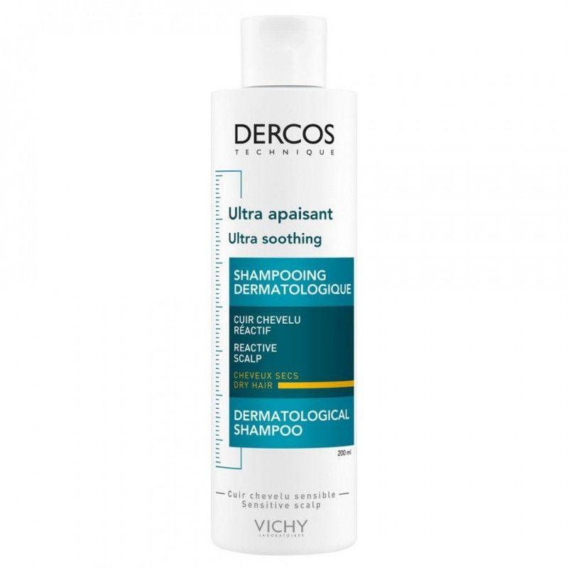 VICHY Vichy Dercos Ultra Soothing Шампон за Чувствителен Скалп за Нормална до Масна Коса 200Ml