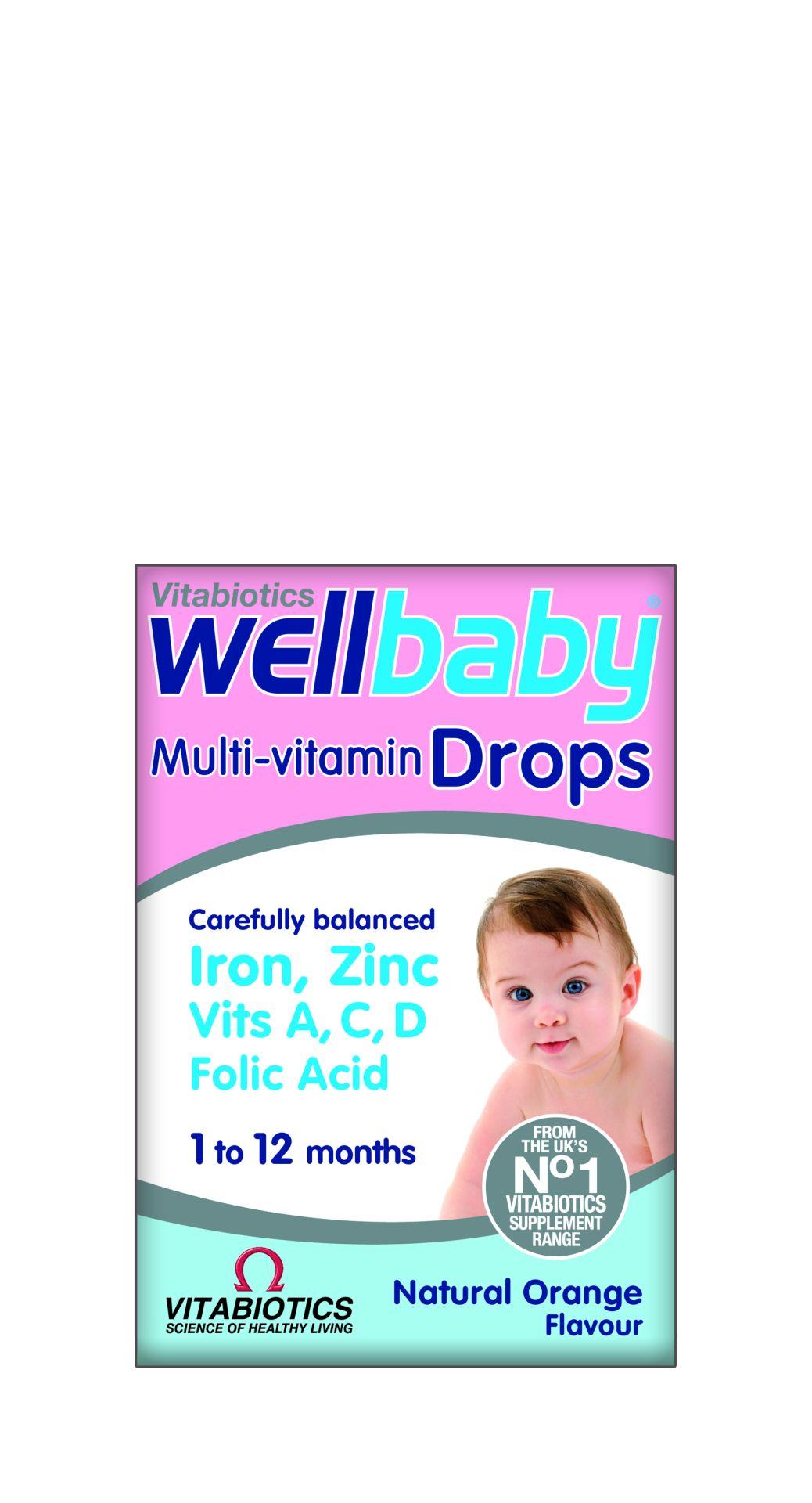 Vitabiotics Wellbaby Multi-Vitamin Капки 30Ml