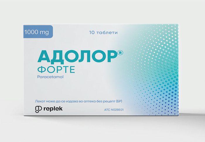 ReplekFarm Adolor Forte Таблети, 10 Таблети