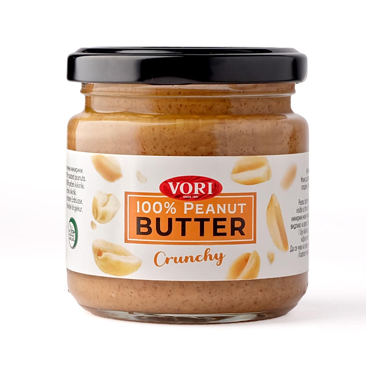 VORI'S DELICATESSEN Крцкав путер од кикирики, 195 г