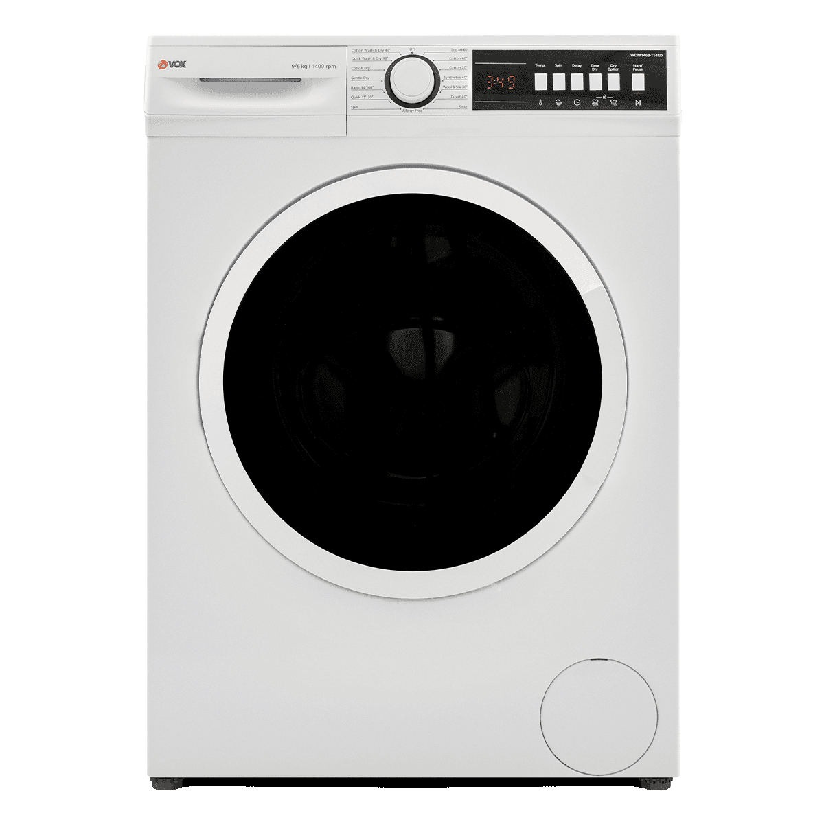 VOX Машина за перење и сушење WDM1469-T14ED , 9kg/6kg, 1400rpm, 15 Programi, U