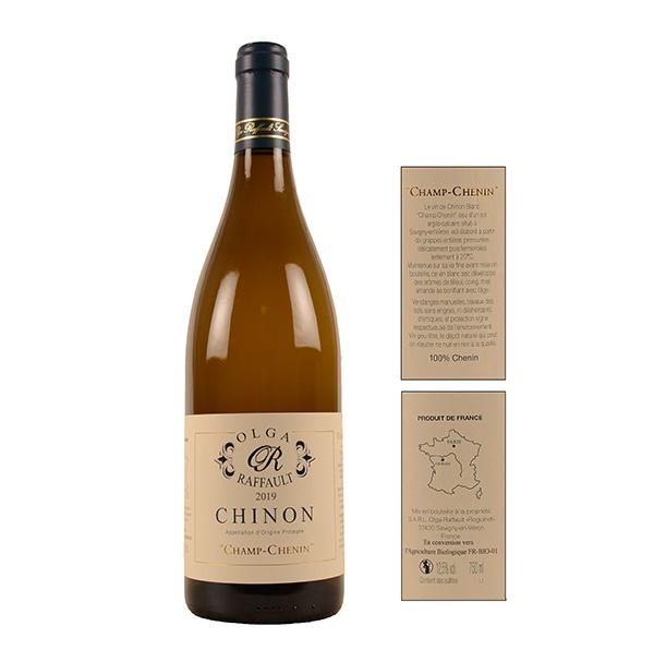 OLGA RAFFAULT Вино domaine-champ chenin-chinon blanc-chenin blanc, 0.75L 2019