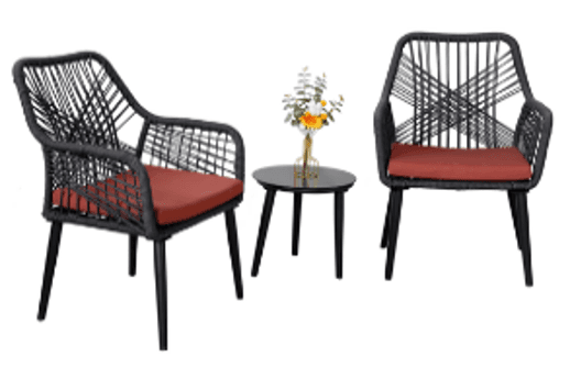 FARM BY WURTH Rattan Garden Сет, Маса + 2 Столици