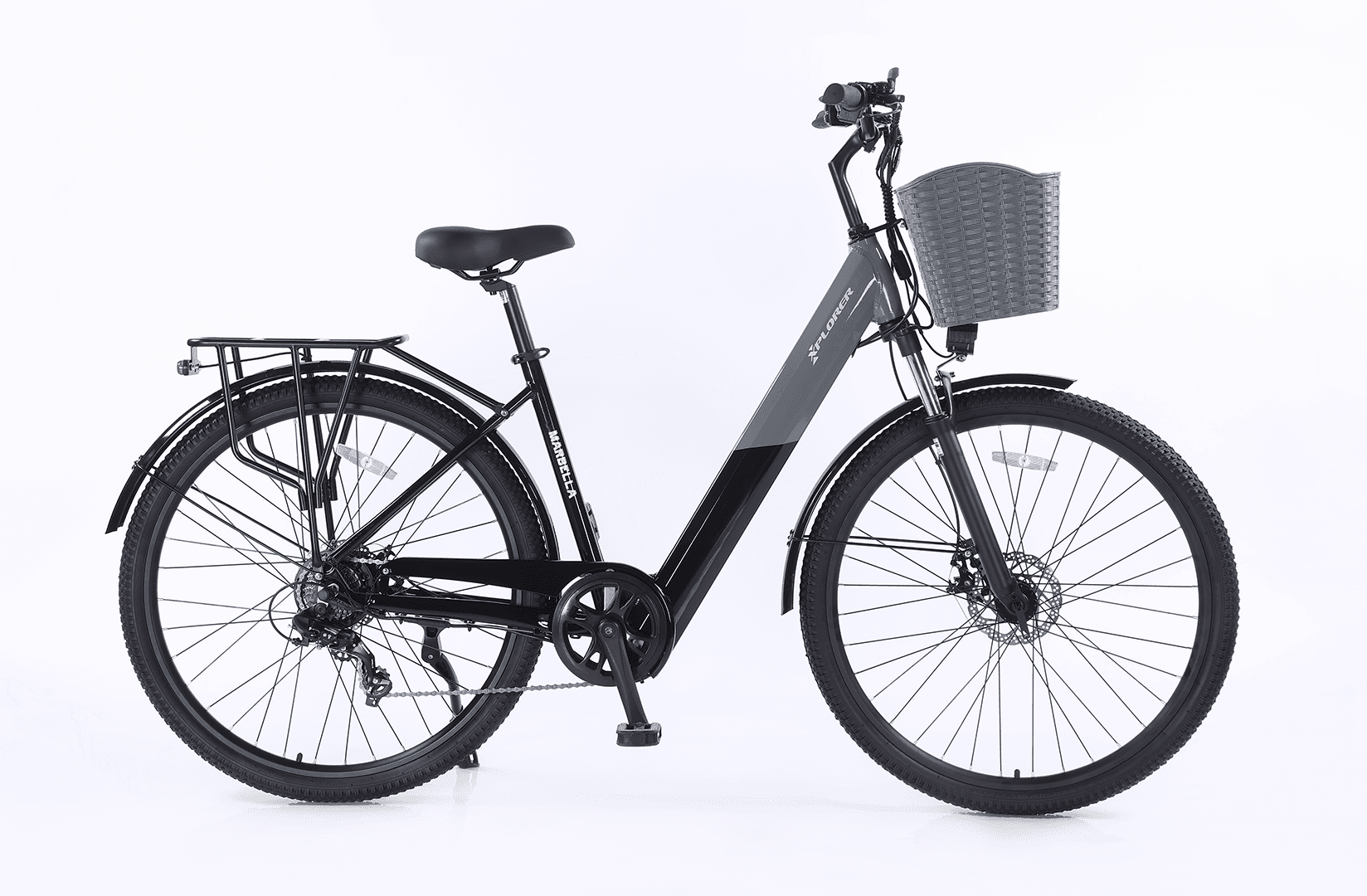 Xplorer Електричен велосипед Marbella, 29", 350W Црно-сив