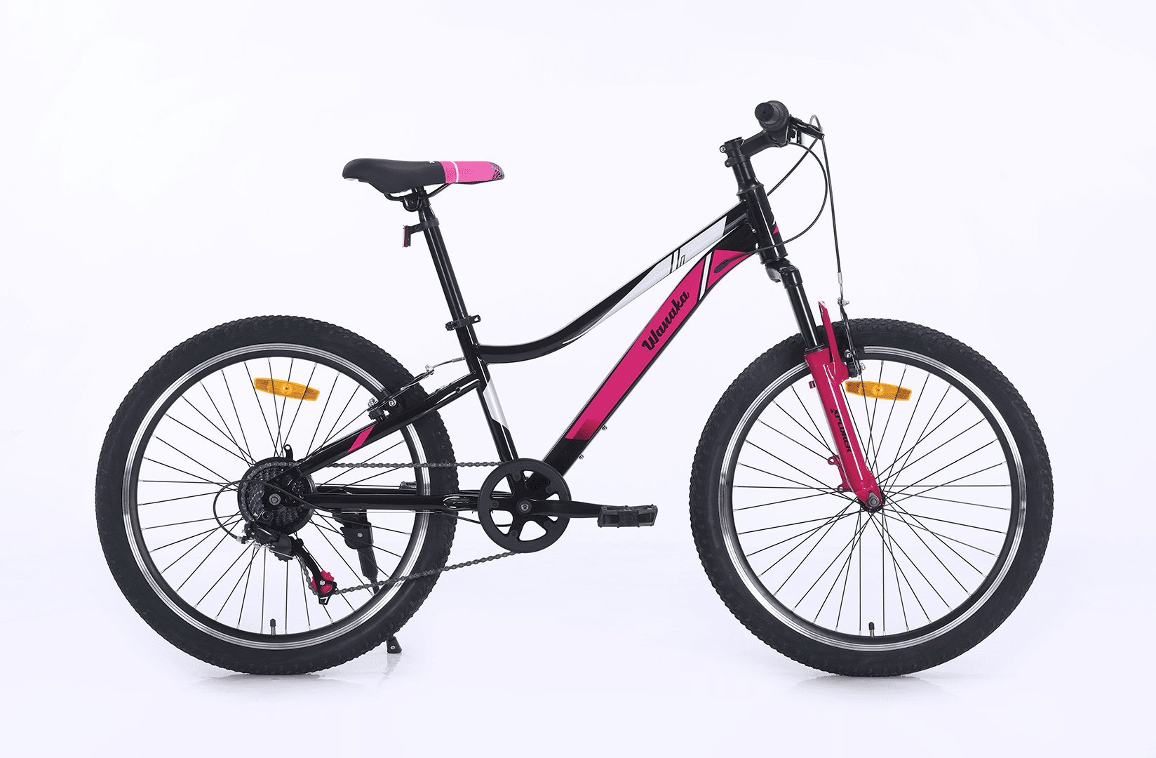 Xplorer Детски велосипед Wanaka, 24", Црн-Розе