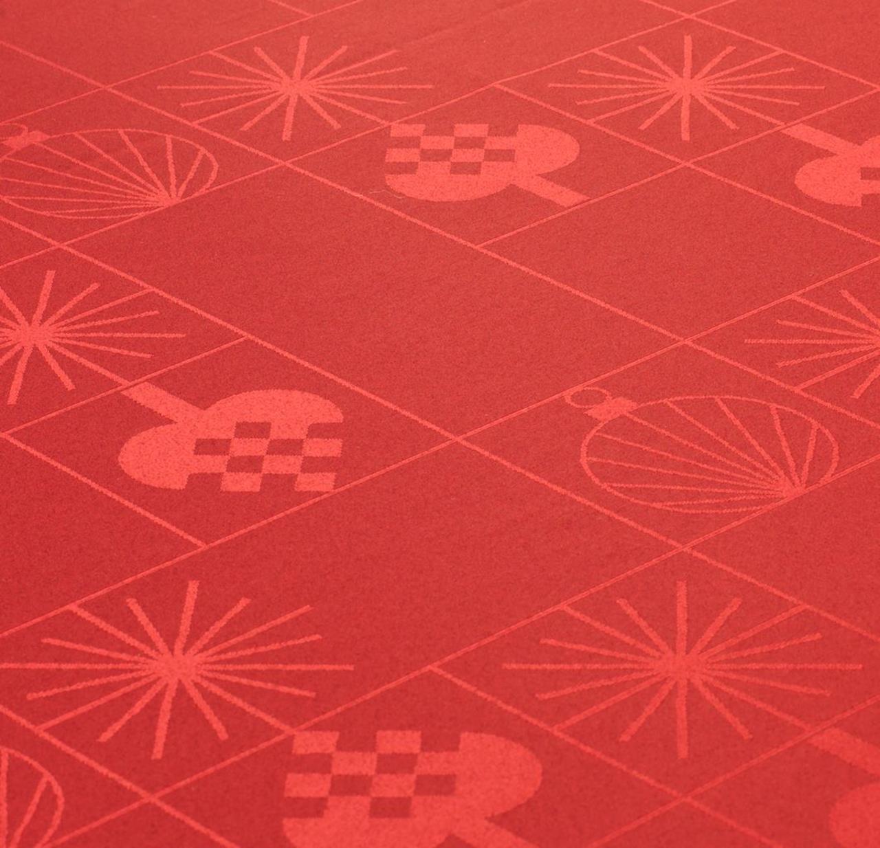 Прекривка за маса GULDSTEN 90x90 црвена боја