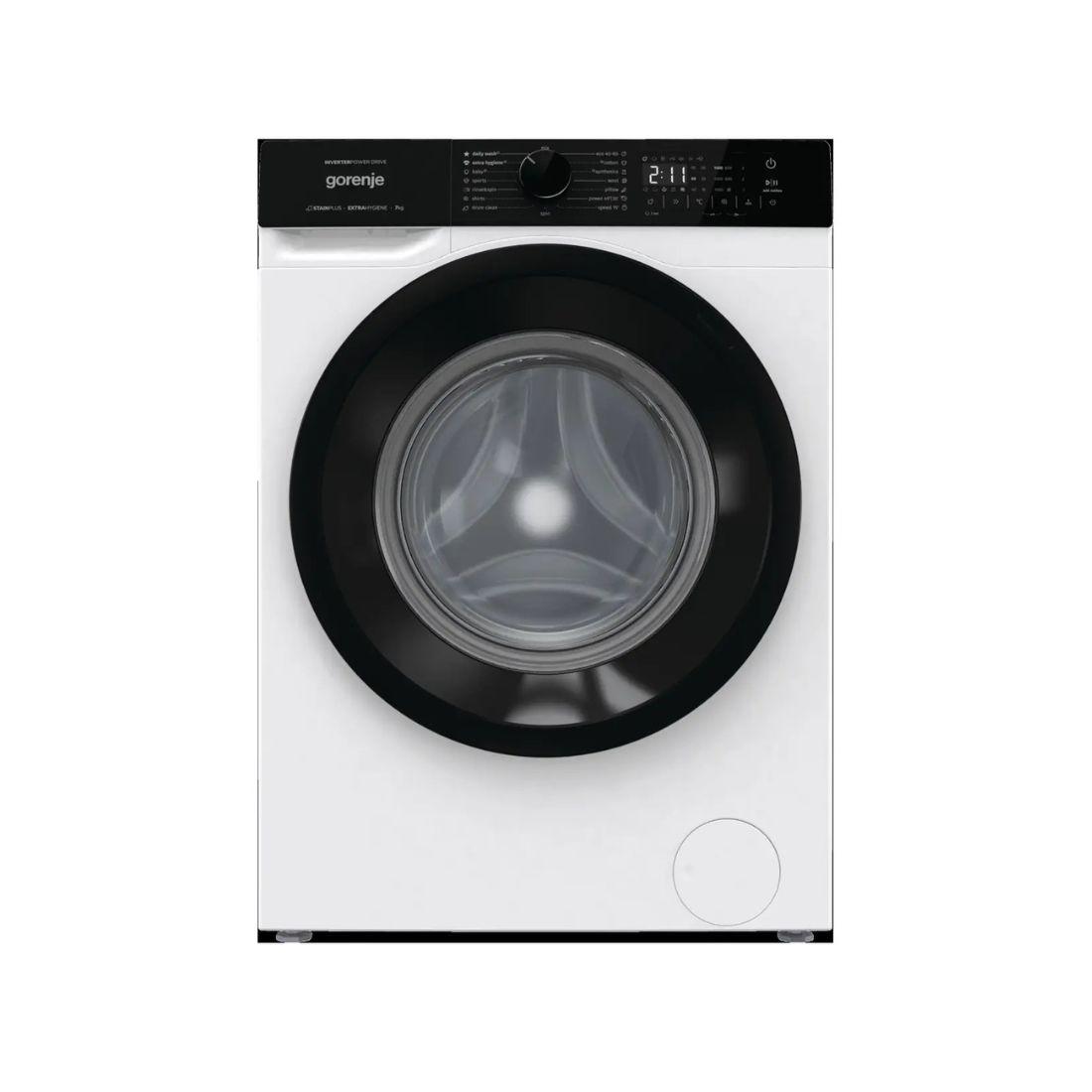 Машина за перење GORENJE WNHA74SASEU, 7 кг, 1400 вртежи во минута, бела