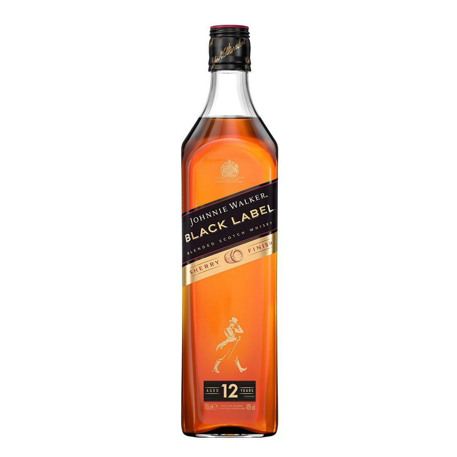 JOHNNIE WALKER Black Label Sherry Finish Виски 0.7l