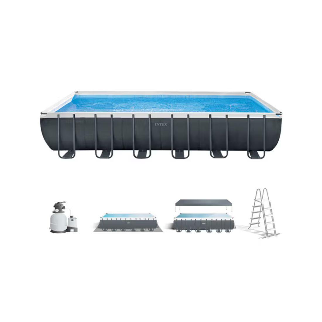 INTEX Базен со метална рамка 7,32 x 3,66 x 1,32 Ultra XTR рамка