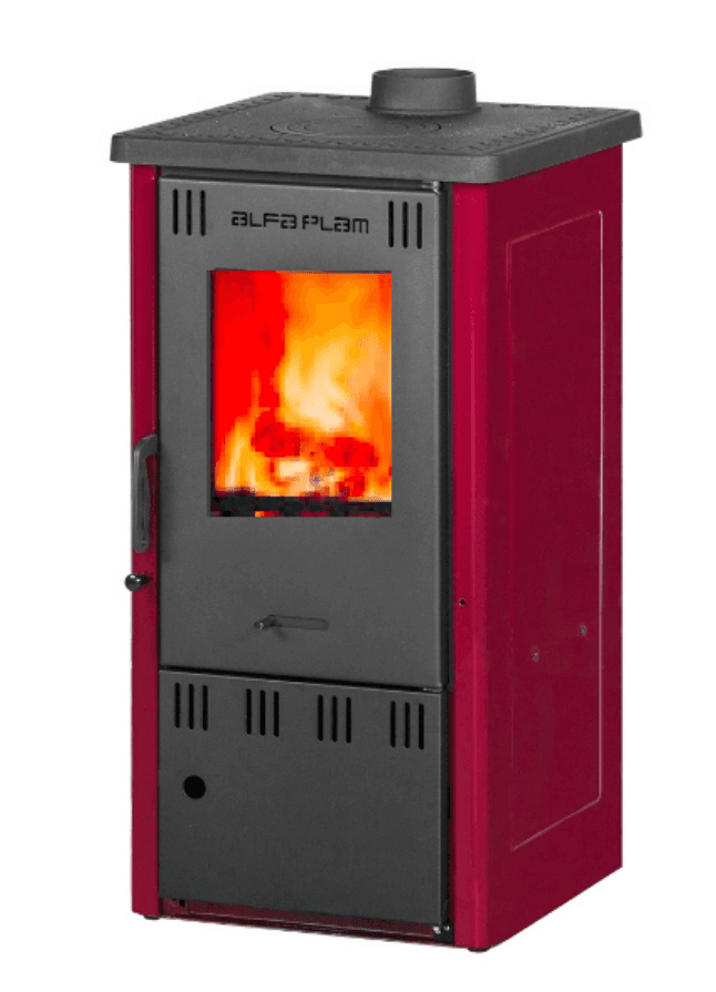 ALFA PLAM Шпорет на цврсто гориво Elita II црвено