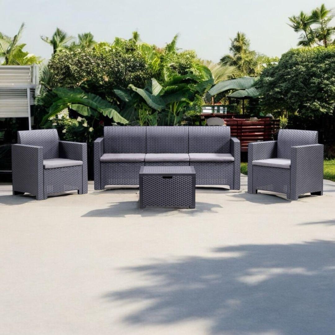 Bica Italy Градинарски сет гарнитура тросед