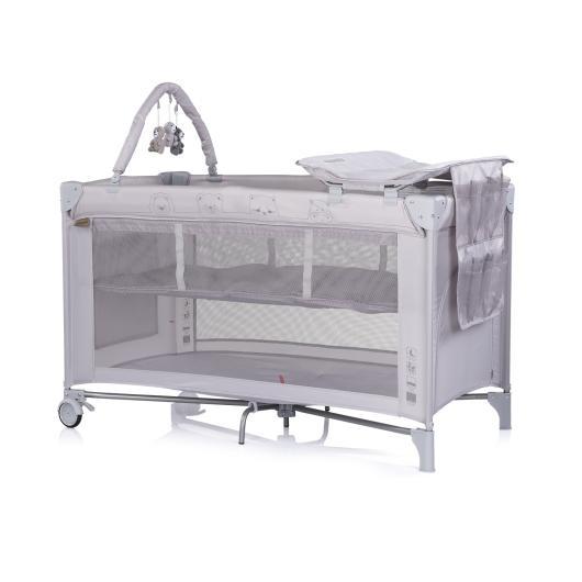 Chipolino Креветче Luna Easy Folding, Platinum