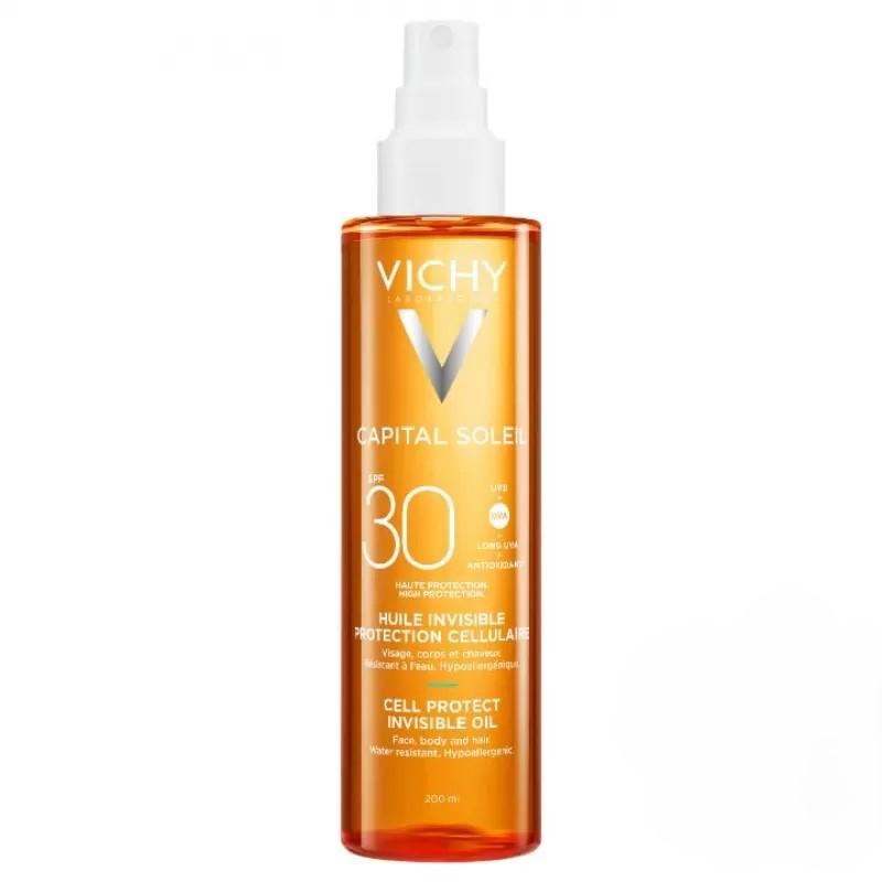 Vichy заштитно масло за коса, лице и тело Capital Soleil, SPF30, 200 мл