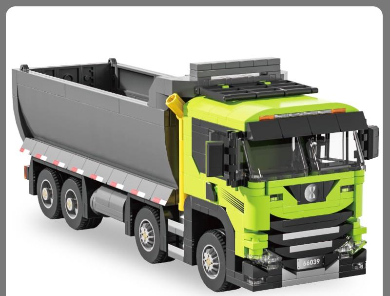 Градежни блокови Европски камион со 614 делови