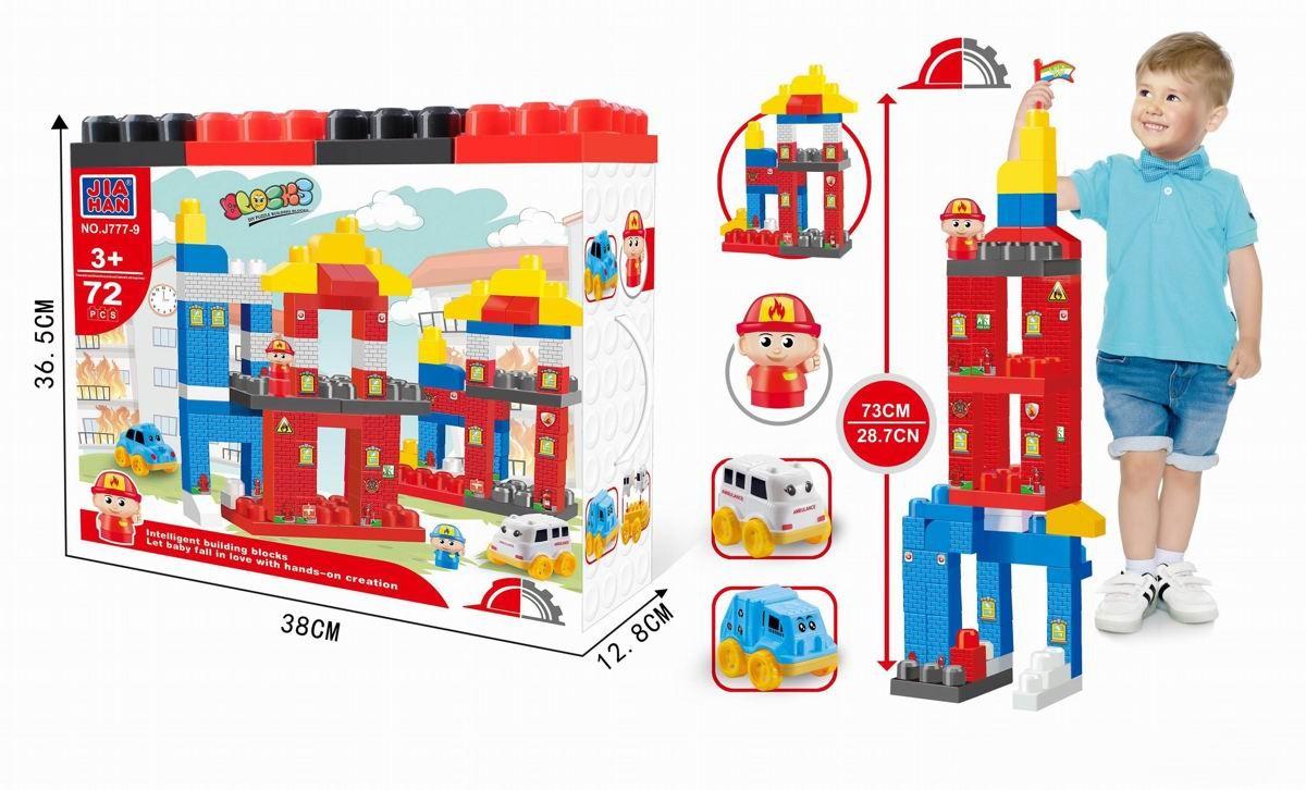 Градбени блокови 72 парчиња