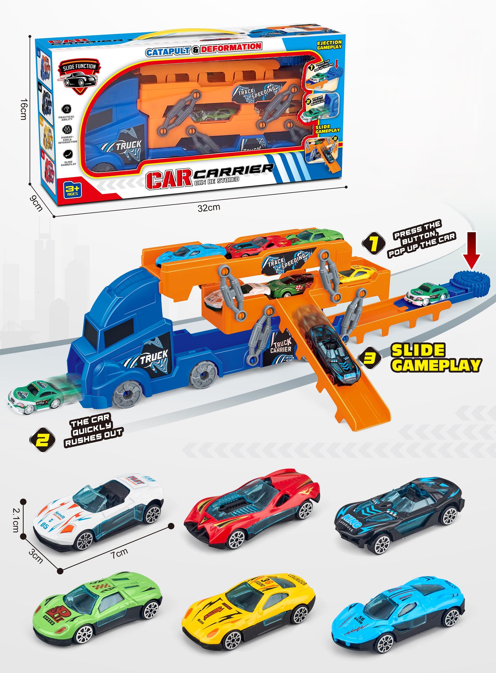 Орбитален камион со 4 автомобили