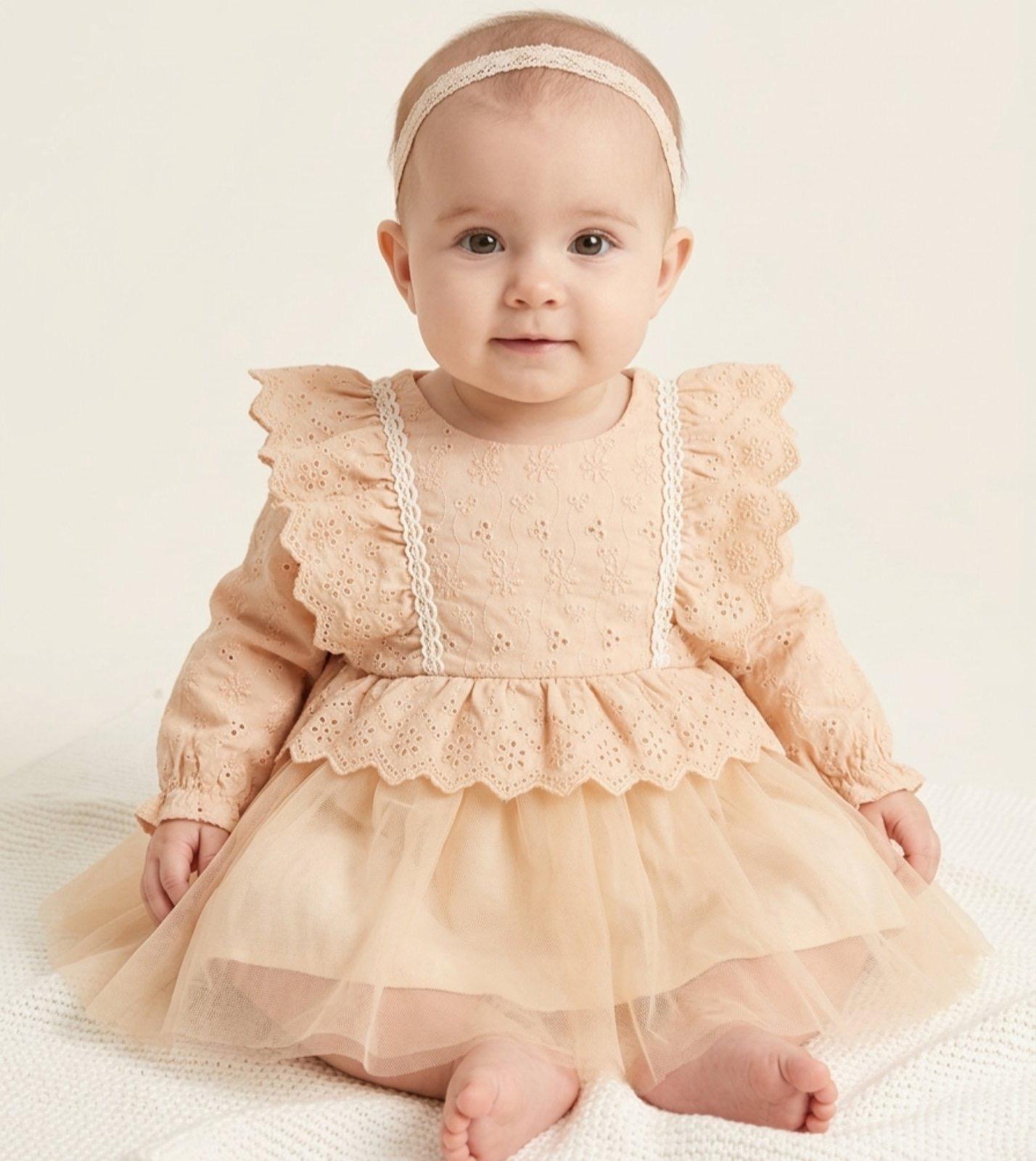 MININO Детски фустан Со Тул