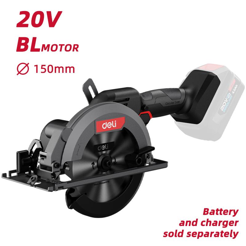 Батериски циркулар 150мм Deli