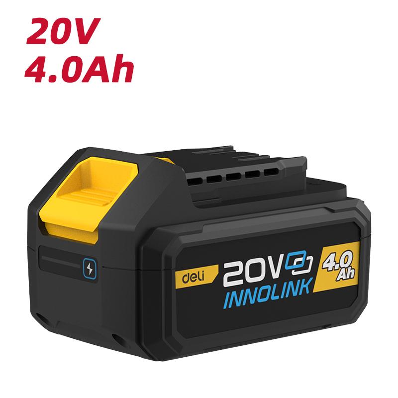 Батерија 4Ah 20V, жолта серија Deli