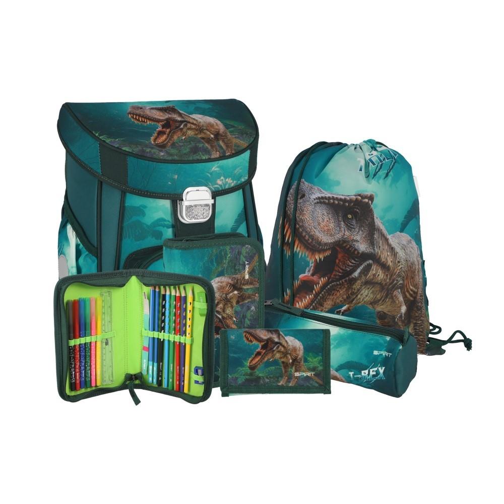 SPIRIT Ранец Сет T-Rex Vision 5 Делови Метално Копче