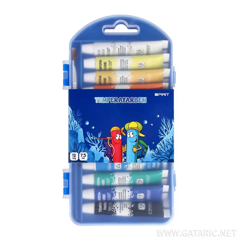 SPIRIT Темперни Бои Во PVC Кутија 12/1 7.5ml