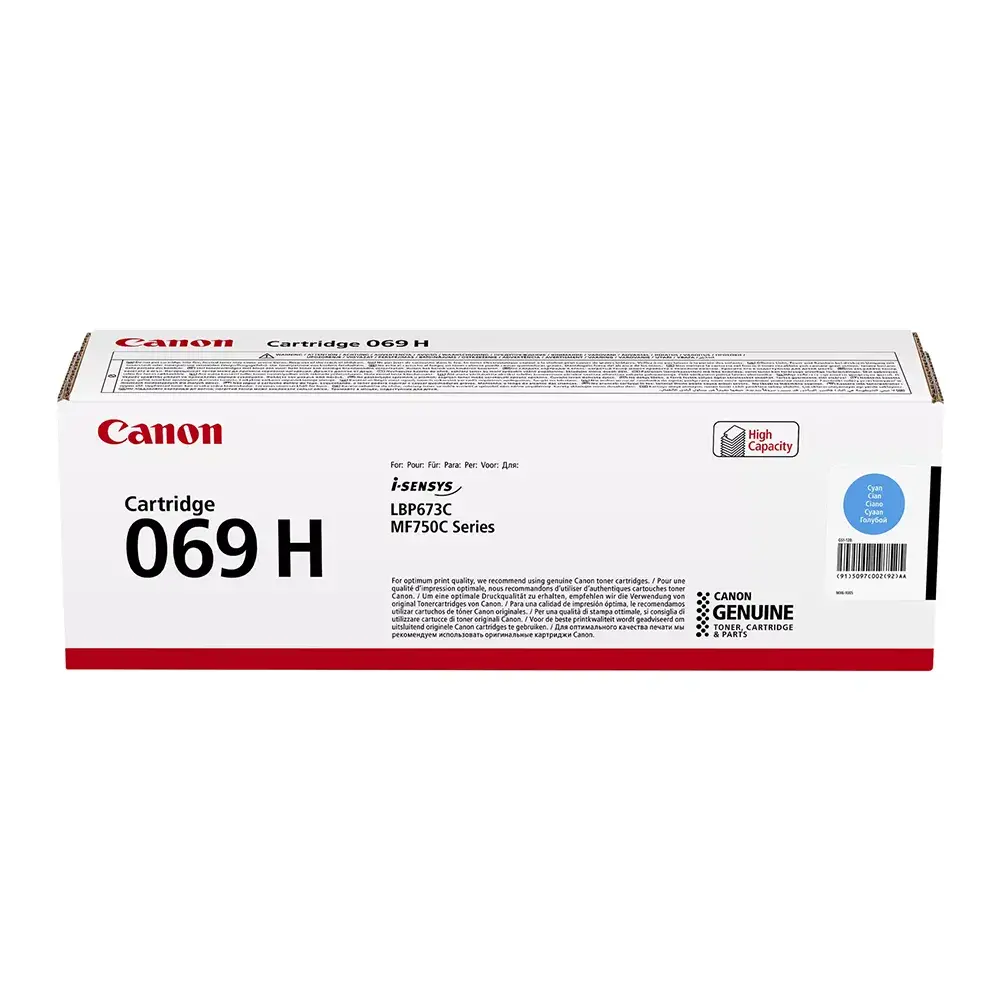 Canon Тонер CRG069 H Cyan/5500стр