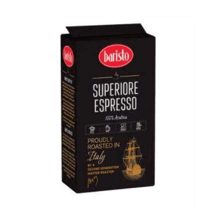 Baristo КАФЕ мелено Espresso Superior 250Gr