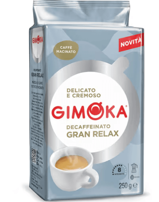 GIMOKA КАФЕ мелено Gran Relax Decaffeinato 0 25Gr