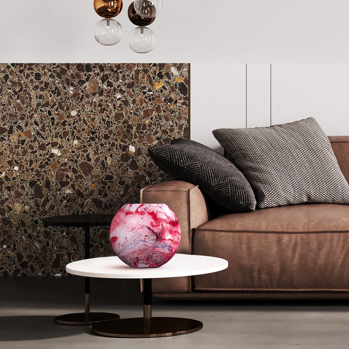 Lumio Lights Рачно изработена ламба Marmo - Среден овал