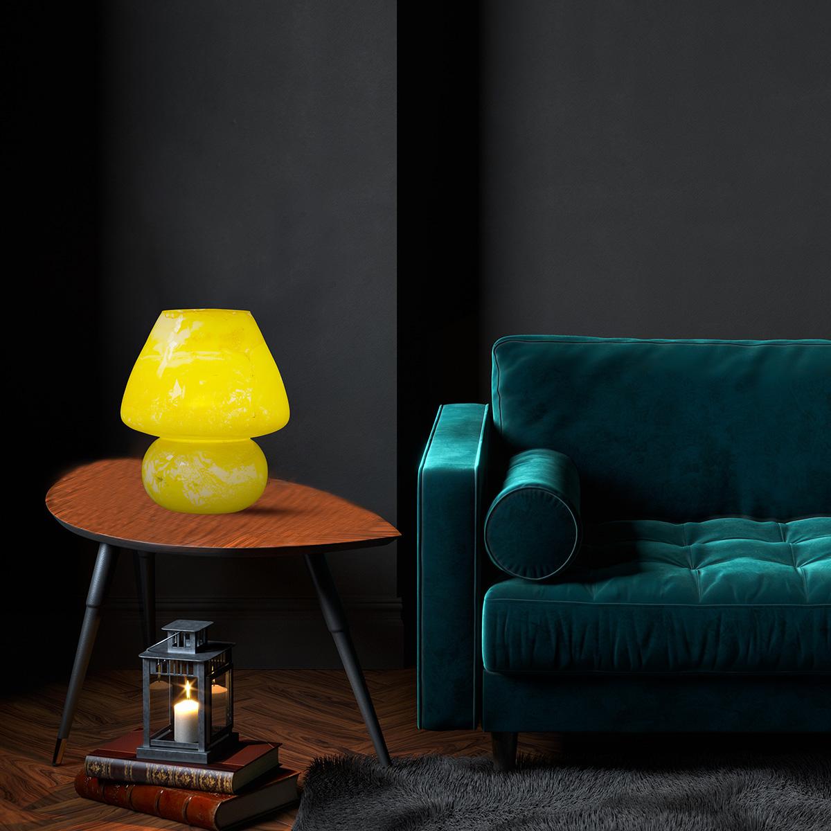 Lumio Lights Рачно изработена ламба Venus - Средна печурка