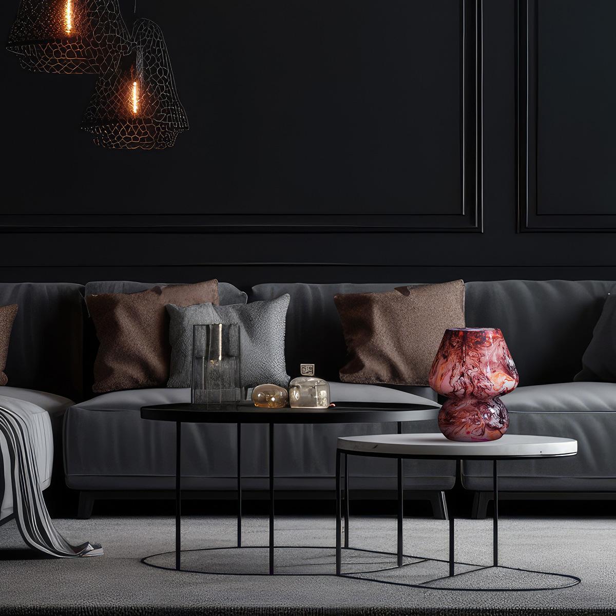 Lumio Lights Рачно изработена ламба Lince - Мала печурка