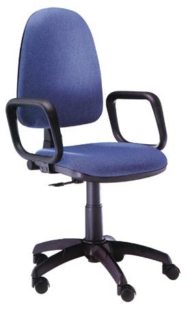 МЕБЕЛ-ВИ Канцелариски стол сх 117 штоф пвц/рак.голф