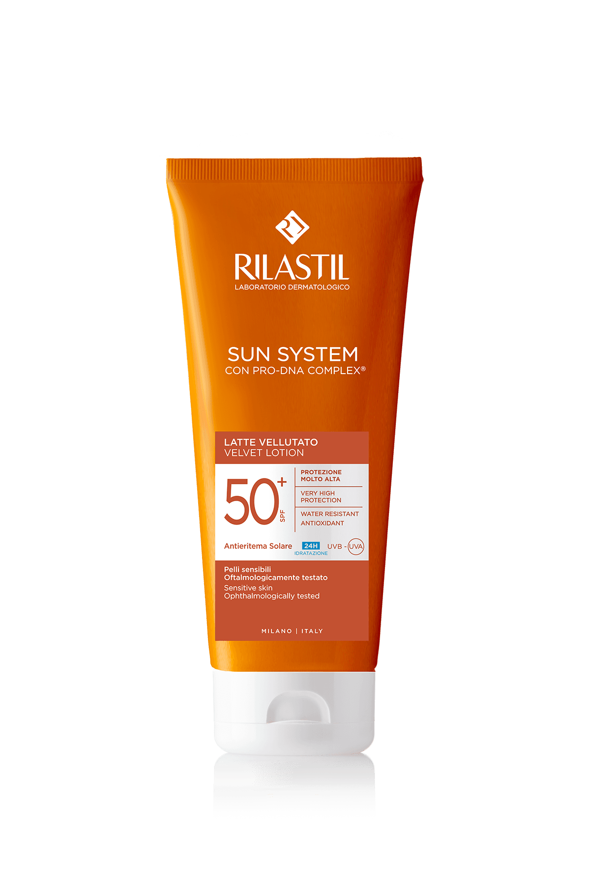 RILASTIL Лосион SPF 50+ Sun System Velvet 200ml
