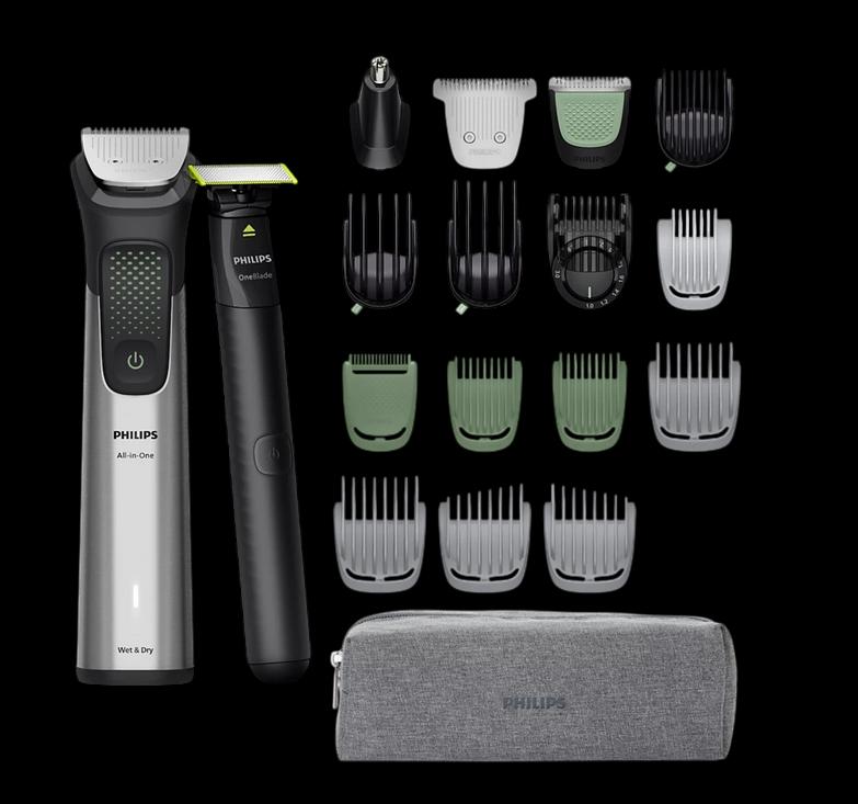 Philips Машинка За Шишање MG9558/15 - OneBlade & BeardSense, 27 Подесувања, Водоотпорна