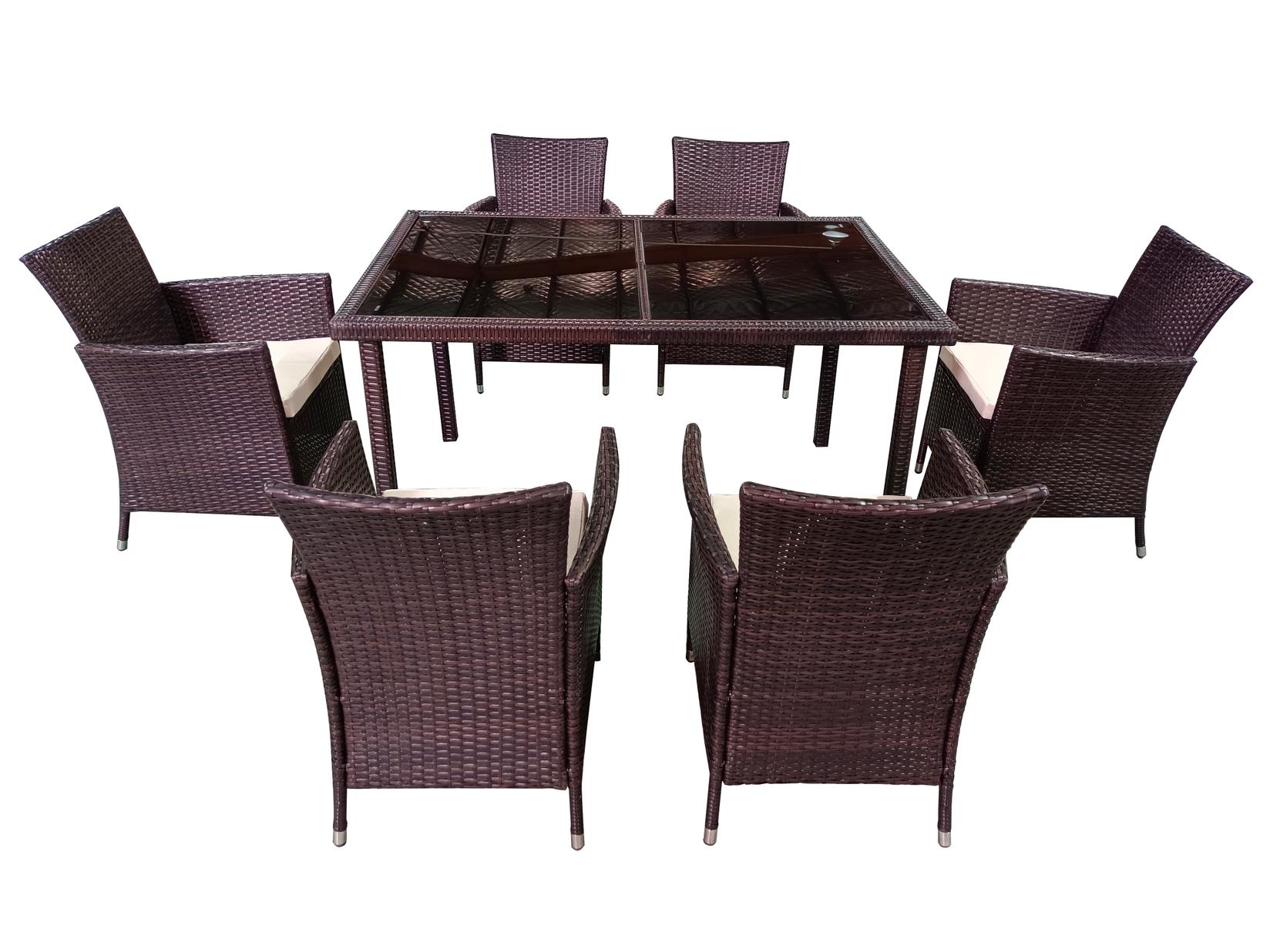 TONS GARDEN Сет маса и 6 столици