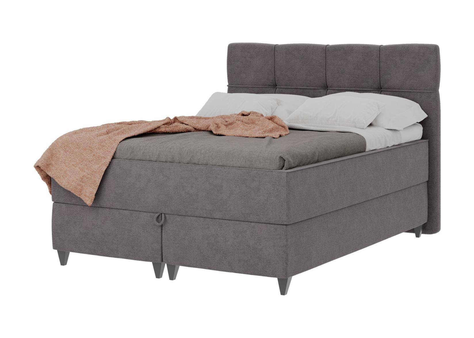 Прима Мебел Тина Француски Кревет - Сива Боја