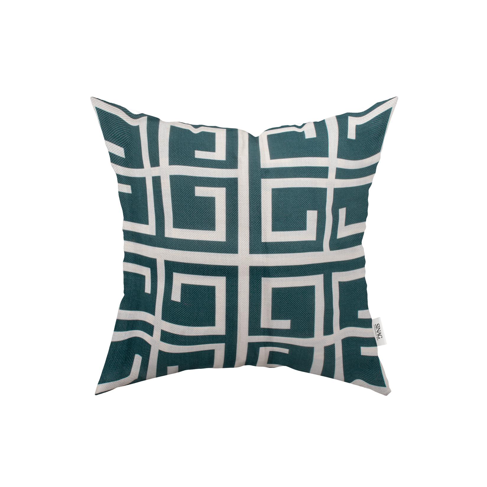 SINAG HOME Декоративна перница зелени коцки 45х45