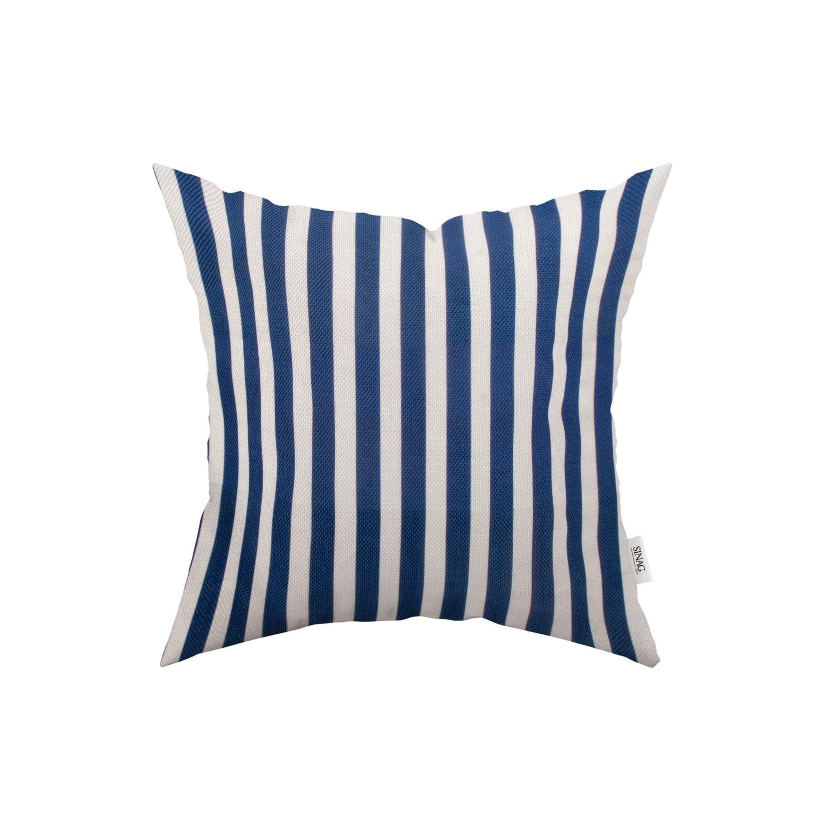 SINAG HOME Декоративна перница плави линии 45х45