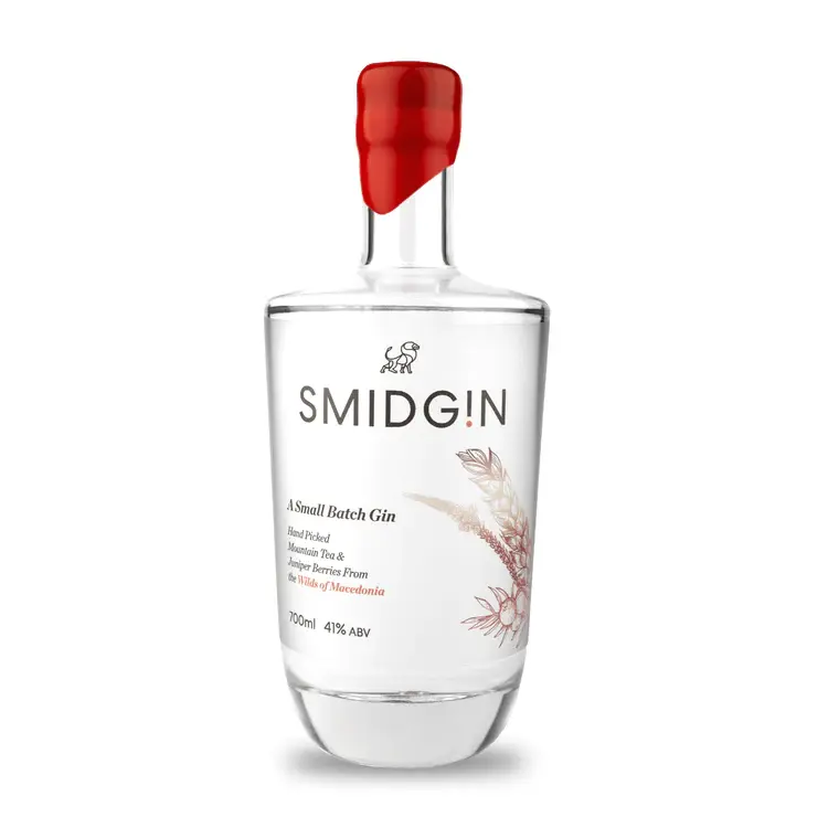 SMIDGIN Classic London Dry Gin, совршен пакет за сервирање 4 во 1