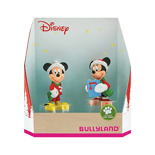 BULLYLAND Колекционерски Сет Мики Маус Новогодишен Disney