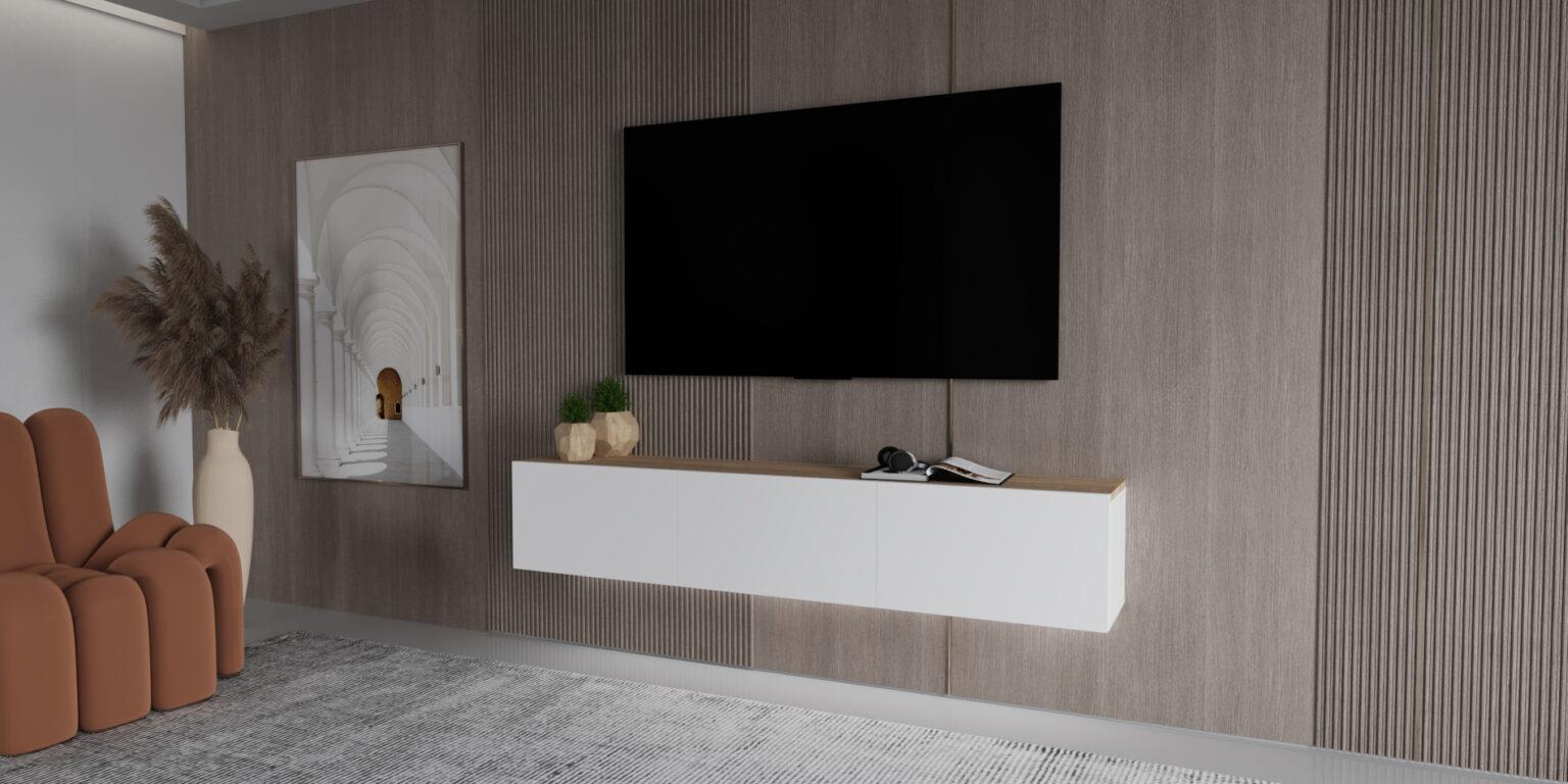 SITONA ТВ комода CALIA - 160 × 30 × 30 см