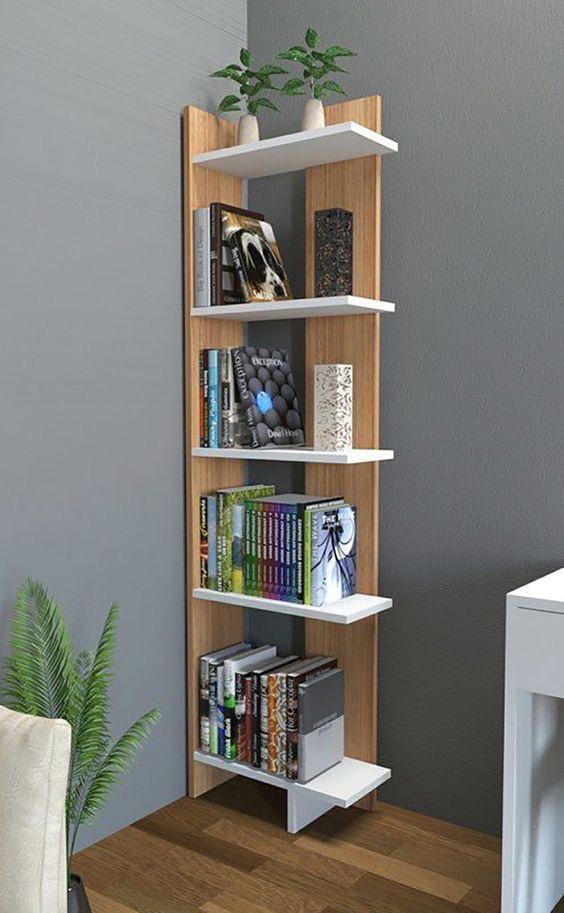 Sitonia Плакар со полици MARLO - 180 × 25 × 40 см