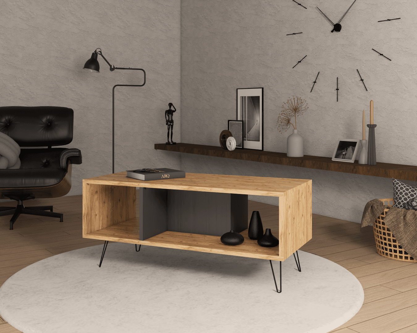 Sitonia Клуб/Кафе масичка ORVIA - 100 × 45 × 43 см