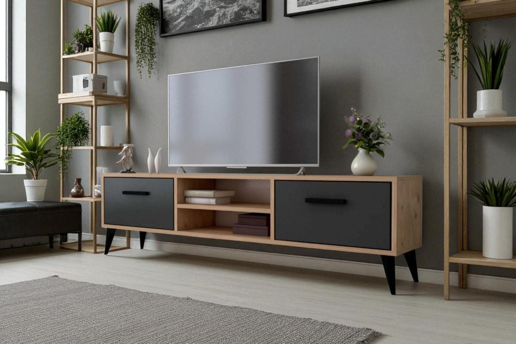 Sitona ТВ комода RAVENA - 160 × 30 × 45 см