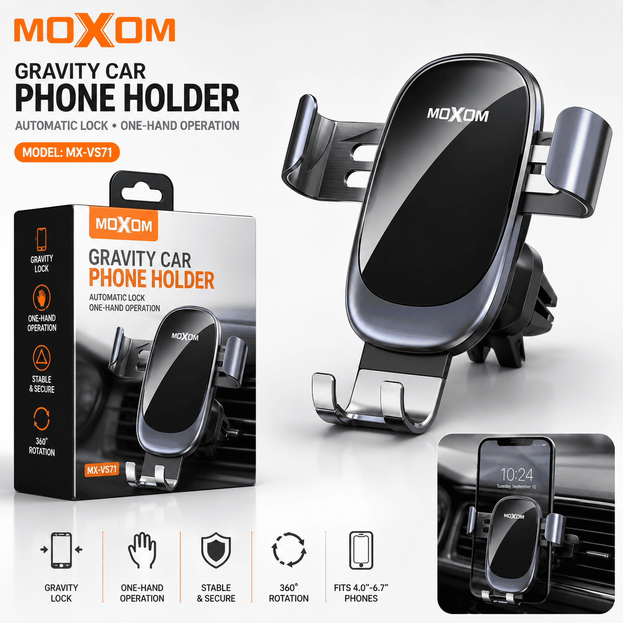 MOXOM Држач За Во Кола MX-VS71
