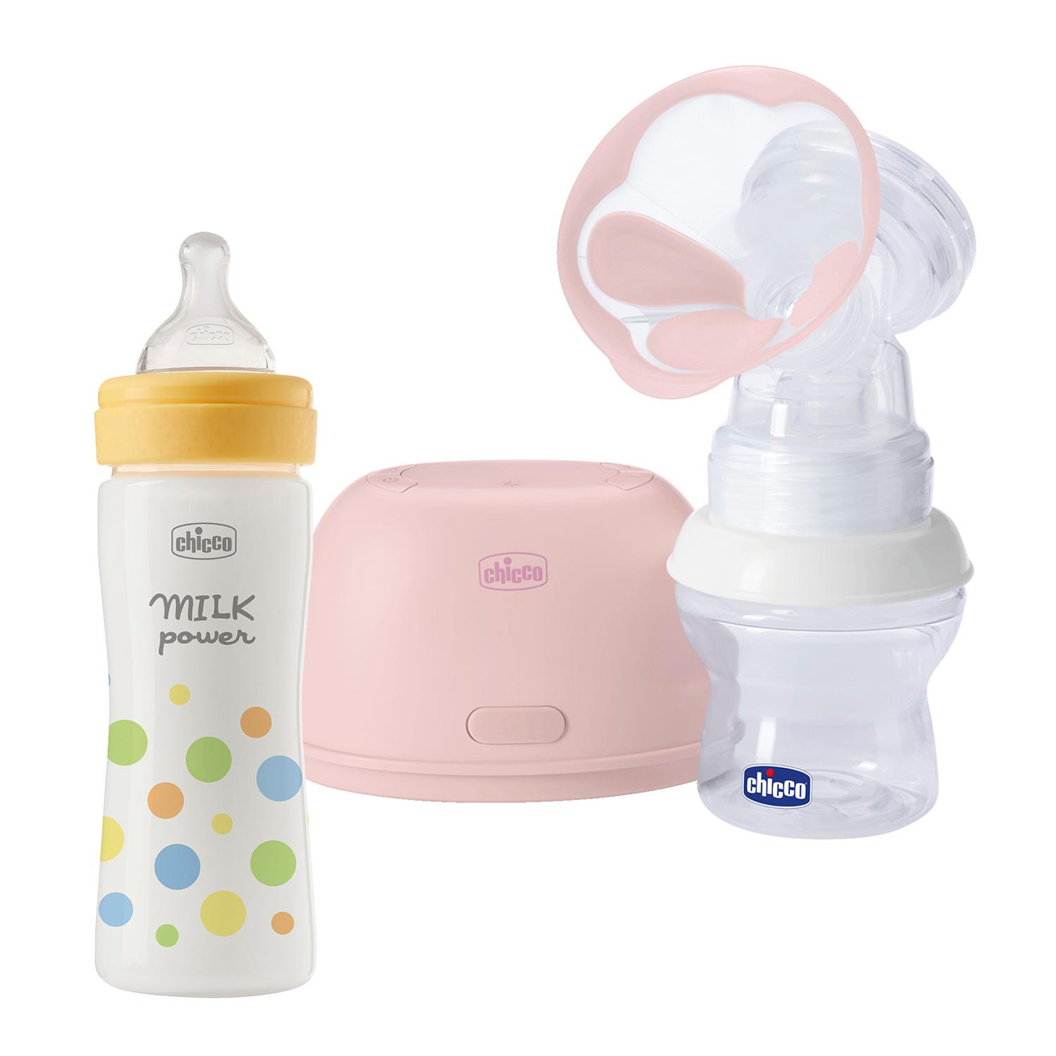Chicco Сет Електрична Пумпица Stimolatte + Шише Perfect Easy 250ml