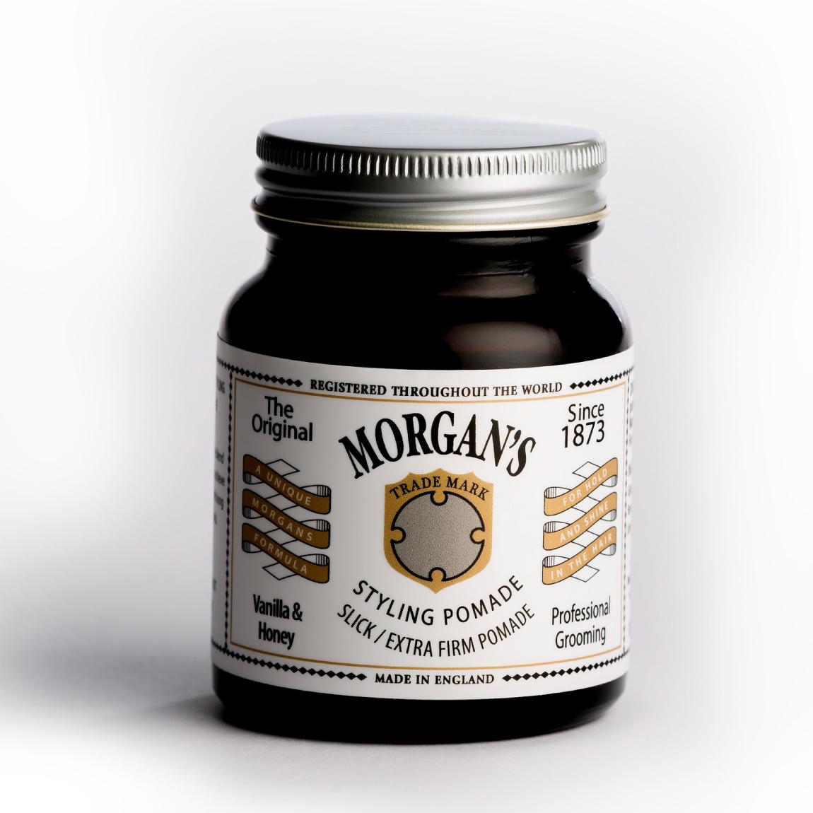 MORGAN'S POMADE Помада за среден сјај и екстра силно фиксирaњe со ванила и мед 100 г.