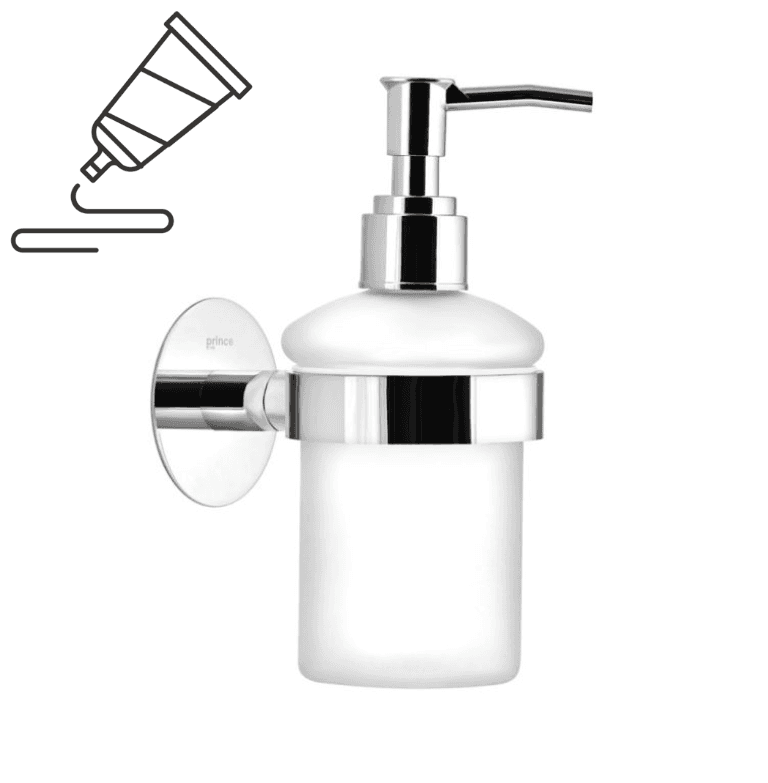 Aqua Form Дозатор За Течен Сапун, Колекција Принц, Монтажа Со Лепење, Месинг Хромиран, 1008